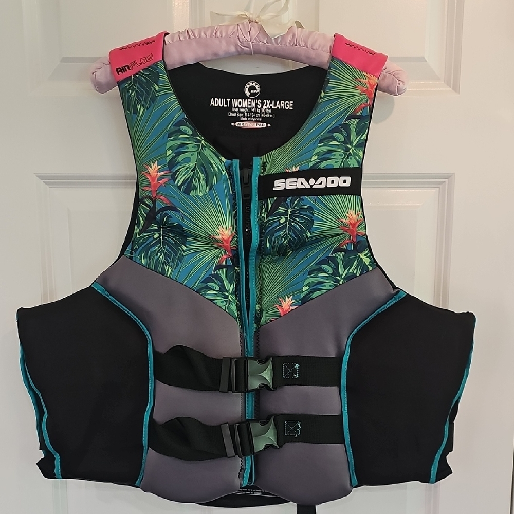 Sea-Doo Women's Swim Vest Tropical Design
